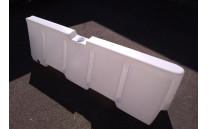 Plastové svodidlo - bílé