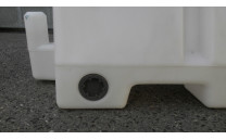 Plastové svodidlo - bílé