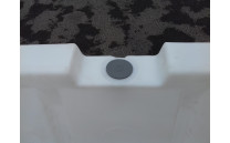 Plastové svodidlo - bílé