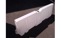 Plastové svodidlo - bílé