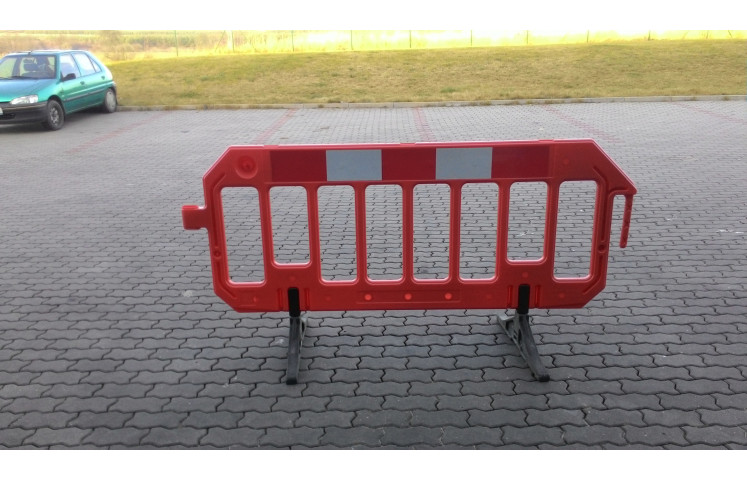 Plotová zábrana plastová, oranžová