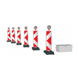 Souprava 5 výstražných světel - Halogenové