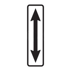 Dopravní značka E8b - Průběh úseku