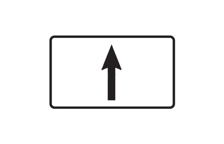 Dopravní značka E7a - Směrová šipka Dopravní značka E7a - Směrová šipka