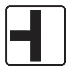 Dopravní značka E2a - Tvar křižovatky, tip1