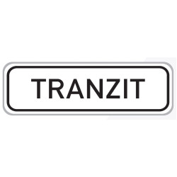 Dopravní značka E14 - Tranzit