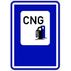 Dopravní značka IJ7 - Čerpací stanice (CNG)