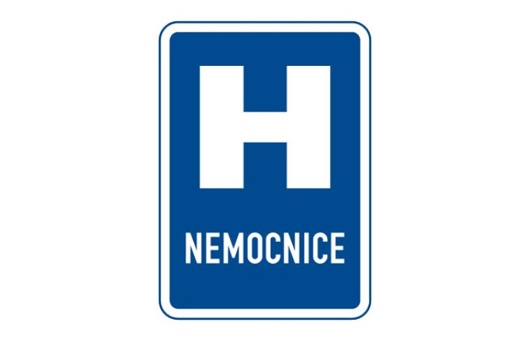 Dopravní značka IJ2 - Nemocnice
