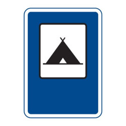 Dopravní značka IJ14a - Tábořiště pro stany