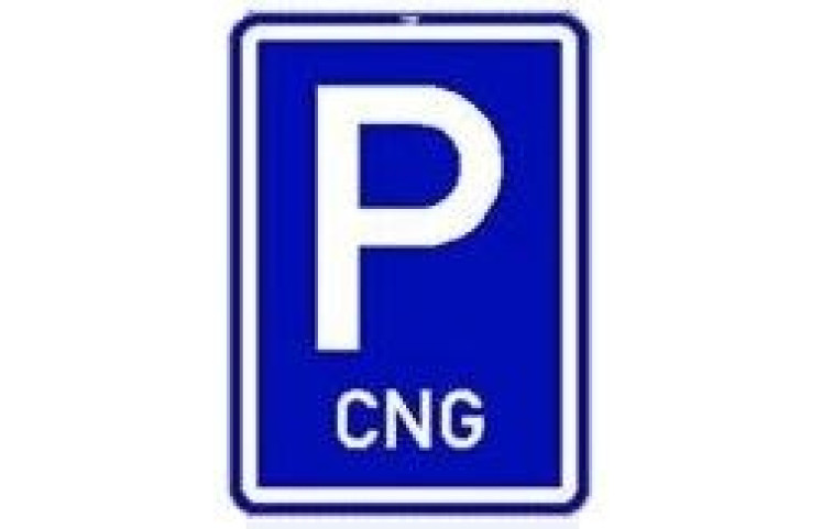 Dopravní značka IP11 - Parkoviště CNG Dopravní značka IP11 - Parkoviště CNG