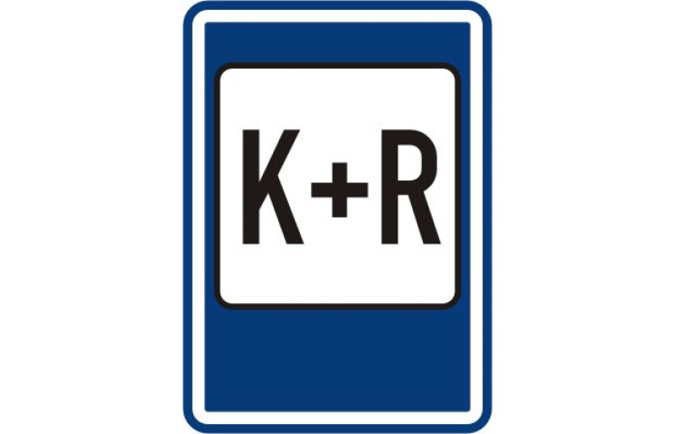 Dopravní značka IP13e - Parkoviště K+R