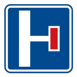 Dopravní značka - Návěst před slepou pozemní komunikací