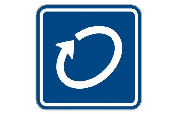 Dopravní značka IP1 - Okruh Dopravní značka IP1 - Okruh