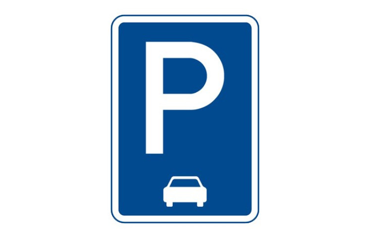 Dopravní značka IP11c - Parkoviště (podélné stání) Dopravní značka IP11c - Parkoviště (podélné stání)