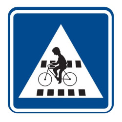 Dopravní značka - Přejezd pro cyklisty