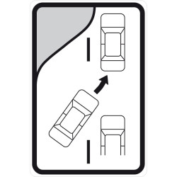 Dopravní značka IP29 - Střídavé řazení