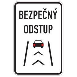 Dopravní značka IP32 - Bezpečný odstup