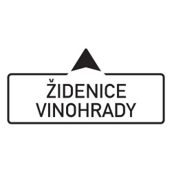 Dopravní značka IS4b - Směrová tabule