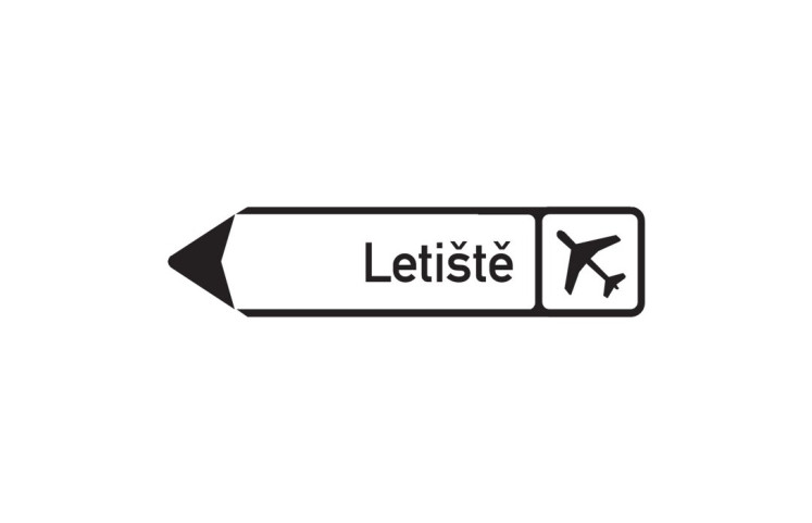 Dopravní značka IS5 - Směrová tabule