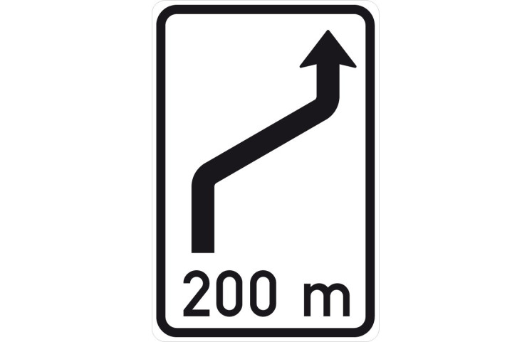 Dopravní značka IS10b - Návěst změny směru jízdy