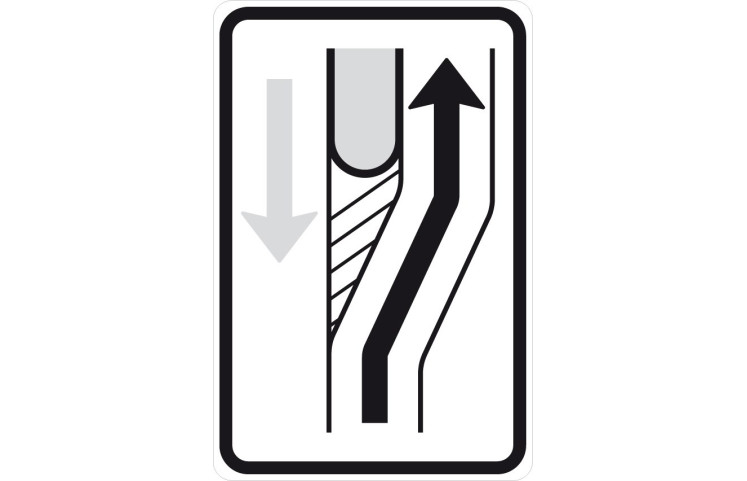 Dopravní značka IS10c - Návěst změny směru jízdy