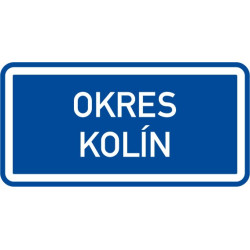 Dopravní značka IS14 - Hranice územního celku