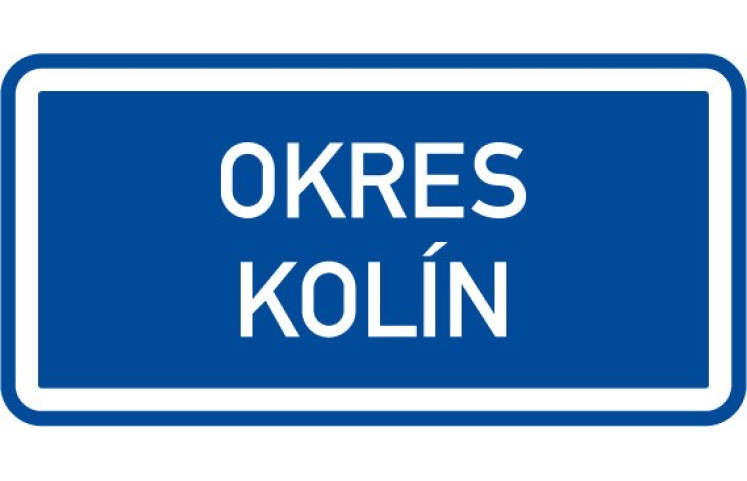 Dopravní značka IS14 - Hranice územního celku