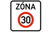Dopravní značka IZ8a - Zóna s dopravním omezením