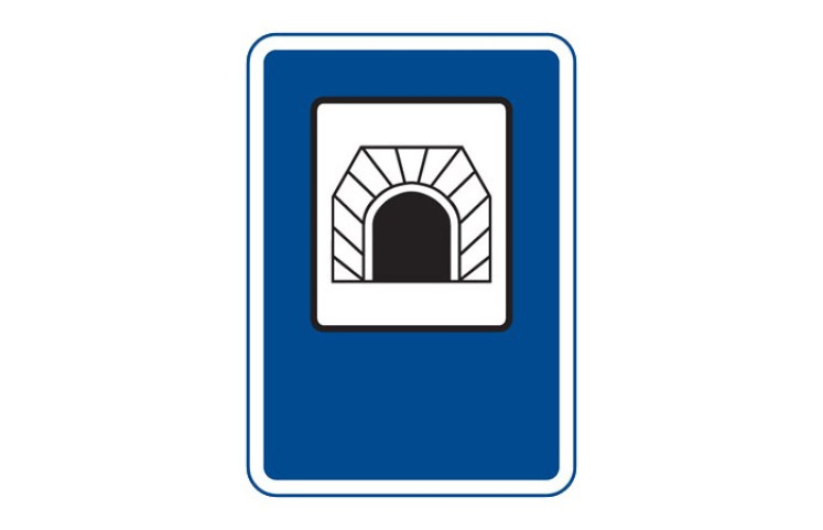 Dopravní značka IZ3a - Tunel Dopravní značka IZ3a - Tunel