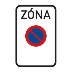 Dopravní značka IZ8a - Zóna s dopravním omezením - Obdélník 1000x1500mm
