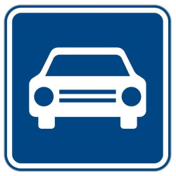 Dopravní značka IZ2a - Silnice pro motorová vozidla