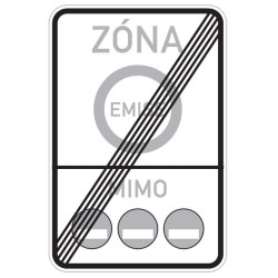 Dopravní značka IZ7b - Emisní zóna