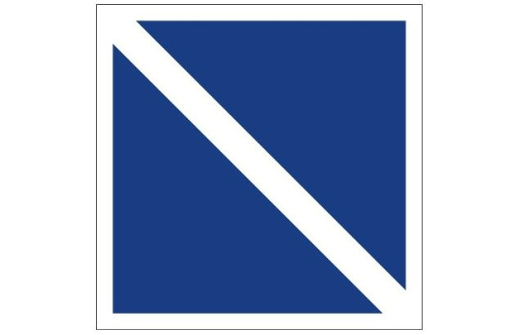 Plavební znak E11 - Konec zákazu nebo příkazu