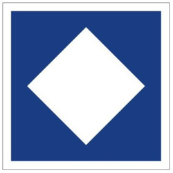 Plavební znak E5.12 - Místo vyhrazené pro stání všech plavidel