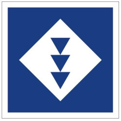 Plavební znak E5.15 - Místo vyhrazené pro stání všech plavidel