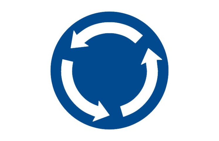 Dopravní značka C1 - Kruhový objezd