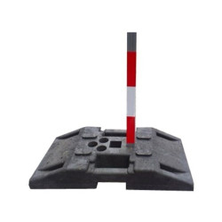 Kovový sloupek s reflexní fólií - 200 cm