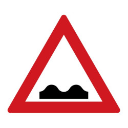 Dopravní značka A7a - Nerovnost vozovky