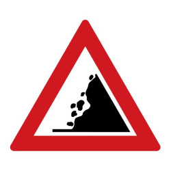 Dopravní značka A18 - Padající kamení