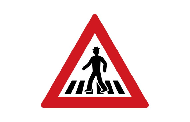 Dopravní značka A11 - Pozor, přechod pro chodce Dopravní značka A11 - Pozor, přechod pro chodce