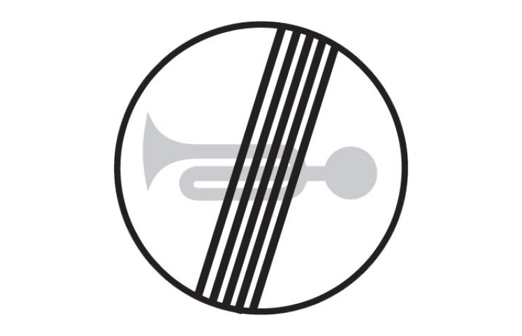 Dopravní značka B23b - Konec zákazu zvukových výstražných znamení