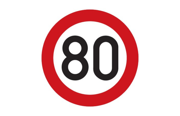 Dopravní značka B20a - Nejvyšší dovolená rychlost