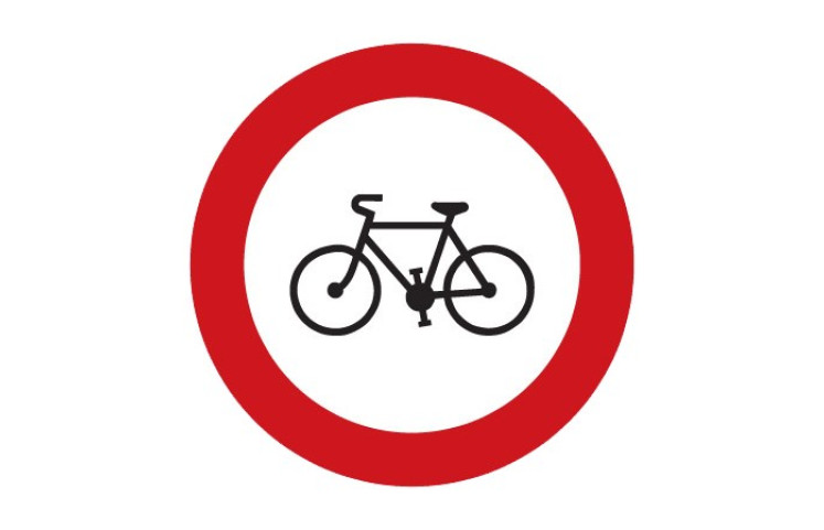 Dopravní značka B8 - Zákaz vjezdu jízdních kol