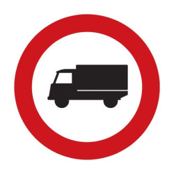 Dopravní značka B4 - Zákaz vjezdu nákladních automobilů