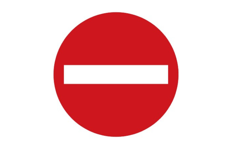 Dopravní značka B2 - Zákaz vjezdu všech vozidel