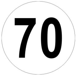 Železniční značka - Rychlostník 3