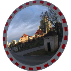 Dopravní zrcadlo kruhové - Kruh 600mm, S vyhříváním