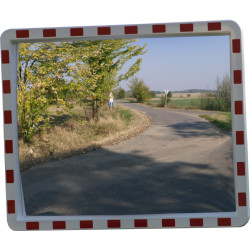 Dopravní zrcadlo obdélníkové - Ano, Obdelník 600x400mm