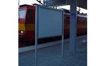 Informační Vitrína Delux Oboustranná Výklopná