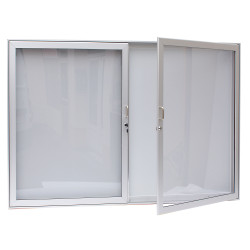 Informační Vitrína Delux Dvoukřídlá Oboustranná